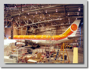 Air Jamaica A310 in for Engineering Checks